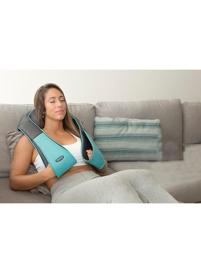 جهاز مساج الشياتسو للرقبة والأكتاف مع تدفئة حرارية - وسادة تدليك 3D للأنسجة العميقة للجسم بالكامل - مثالي للظهر، القدمين، والساقين - للمنزل والسيارة - Image 2